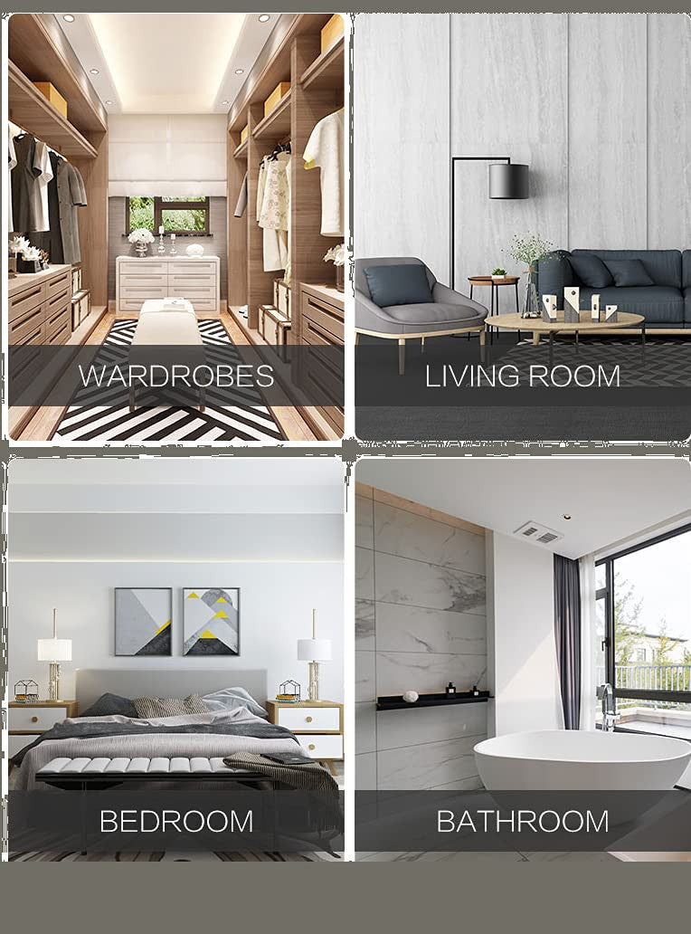 Dark Brown Marble Aluminum Foil Kitchen Stickers - Waterproof & Self-Adhesive