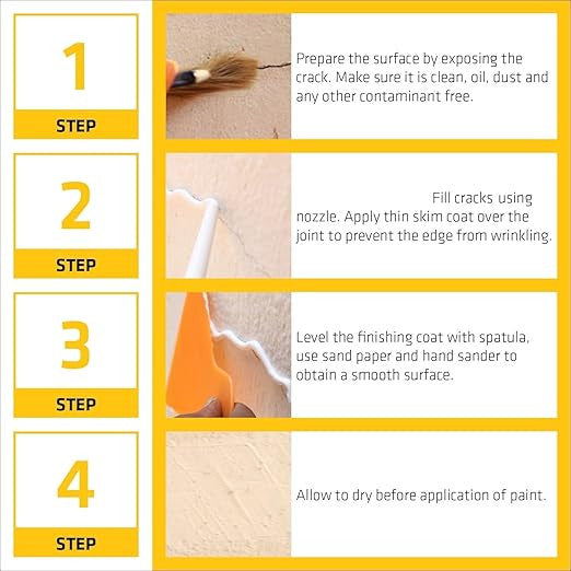 Wall Crack Filler Paste - Wall Repair & Crack Sealing Cream