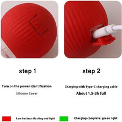 Electric Rolling Dog Ball Toy for Active Pets