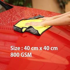 40x40 Microfiber Car Cleaning Towel - Ultra Absorbent & Soft