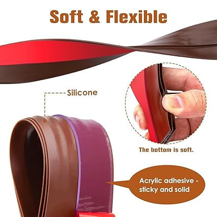 Air Gap Sealing Tape & Door Draft Filler - T-Shaped Rubber Strip