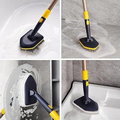 3-in-1 Long Handle Cleaning Brush & Duster Set