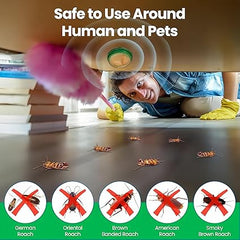 Effective Cockroach Killer Gel Trap with Bait Stations and Repellent