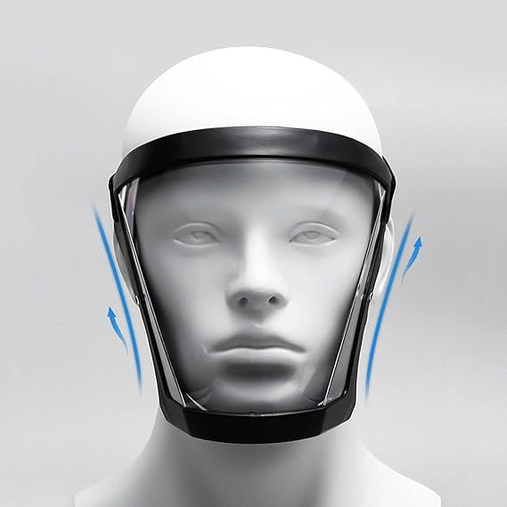 Transparent Full Face Shield Mask for Clear Protection