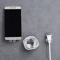 Transparent 2-in-1 Sticker Hook, Wall-Mounted, Multi-Function Storage(1 Pcs)