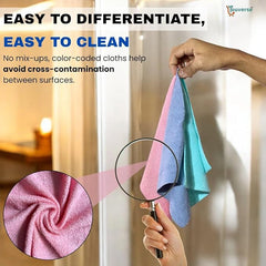 Microfiber Cleaning Cloth Roll - Kitchen Towels & Cleaning Towels