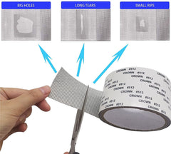 Heavy-Duty Waterproof Fiberglass Window Screen Repair Tape (2 Mtr)