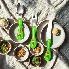 3-Piece Spoon, Fork & Knife Cutlery Set with Carry Case