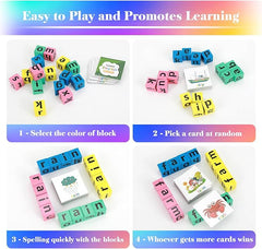 Time Puzzle Word Race Cube - Spelling & Puzzle Challenge