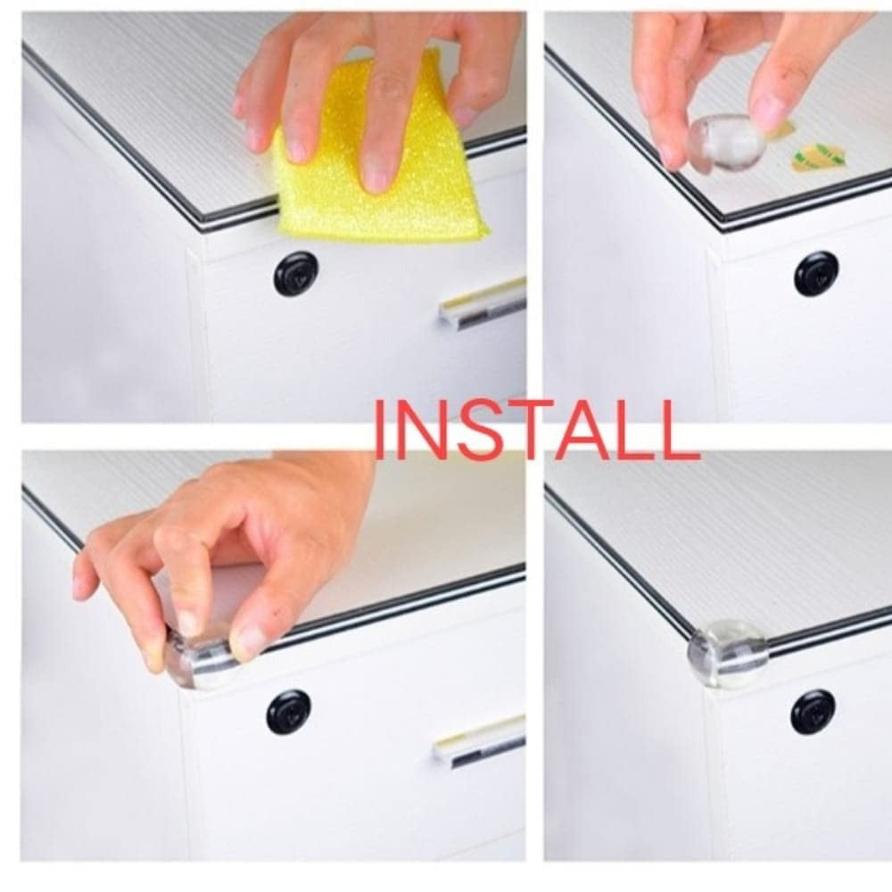 Round Edge Protector Set (4 pcs) Baby Safety Corner Guards