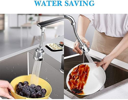 Switch Turbo Flex 360° Rotatable Kitchen Sink Faucet with Splash Filter