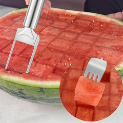 2-in-1 Watermelon Fork & Slicer Cutter Tool