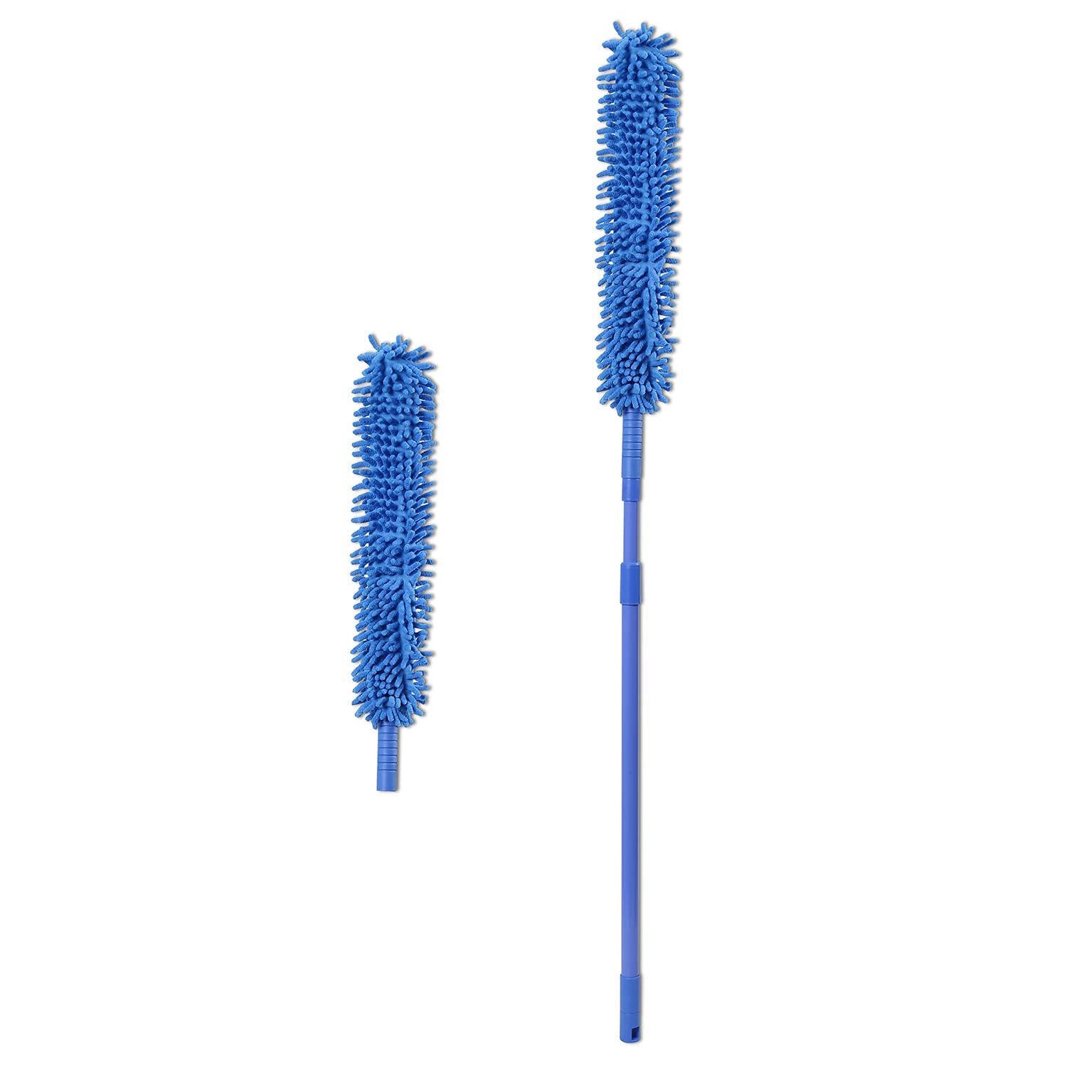 Extendable Microfiber Fan & Home Dusting Brush for Ceiling, Floor & Car