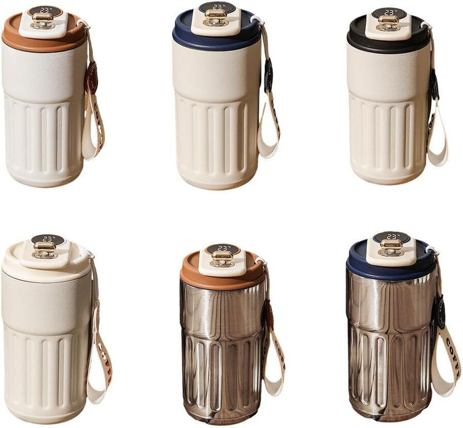 Insulated 450ml Temperature Display Coffee Mug