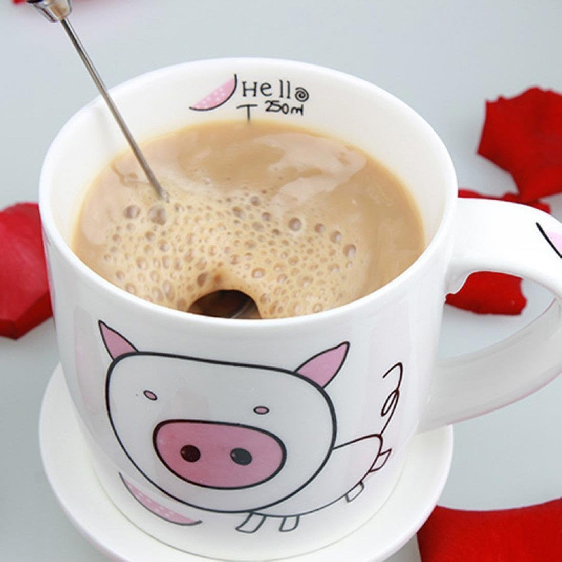 Electric Coffee Milk Frother & Hand Blender