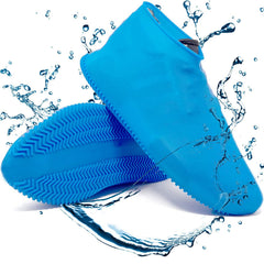 Stretchable Silicone Rain Shoe Cover (L Size) Reusable Waterproof Overshoe