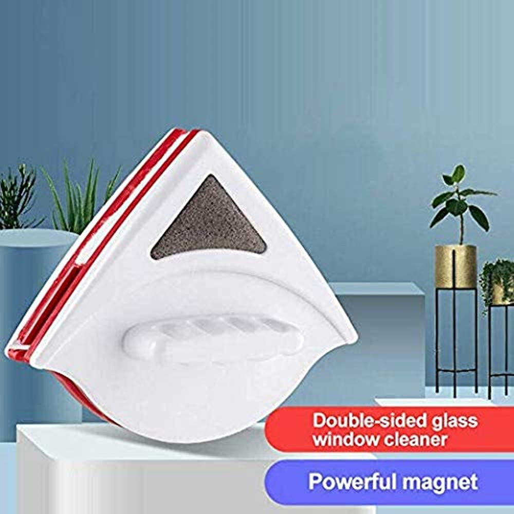 Magnetic Double-Sided Glass Cleaner with Safety Rope and Adjustable Force