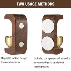 Wooden & Brass Magnetic Door Bell with Chime