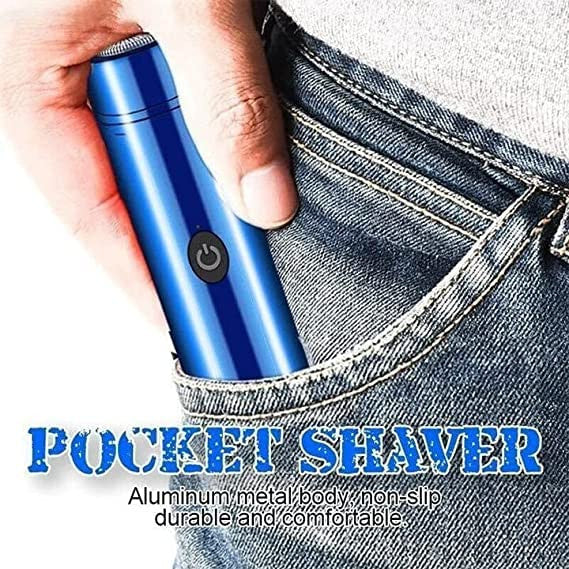 Mini Portable Electric Shaver - Cordless, Waterproof, Travel-Friendly