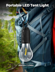Portable Camping Hanging LED Bulb for Tents and Outdoor Decor