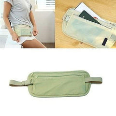 Travel Money Belt Bag with Waist Pouch Wallet Holder