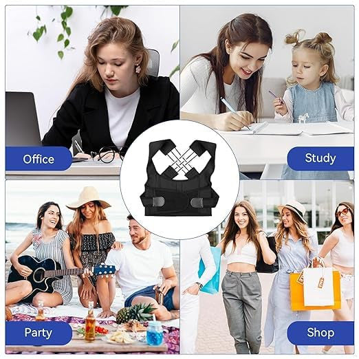 Adjustable Posture Corrector Shoulder Brace for Upper Back Support