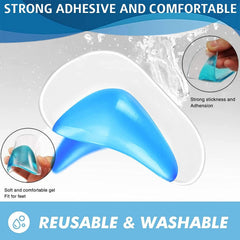 Gel Arch Support Insoles for Flat Feet & Plantar Fasciitis Relief
