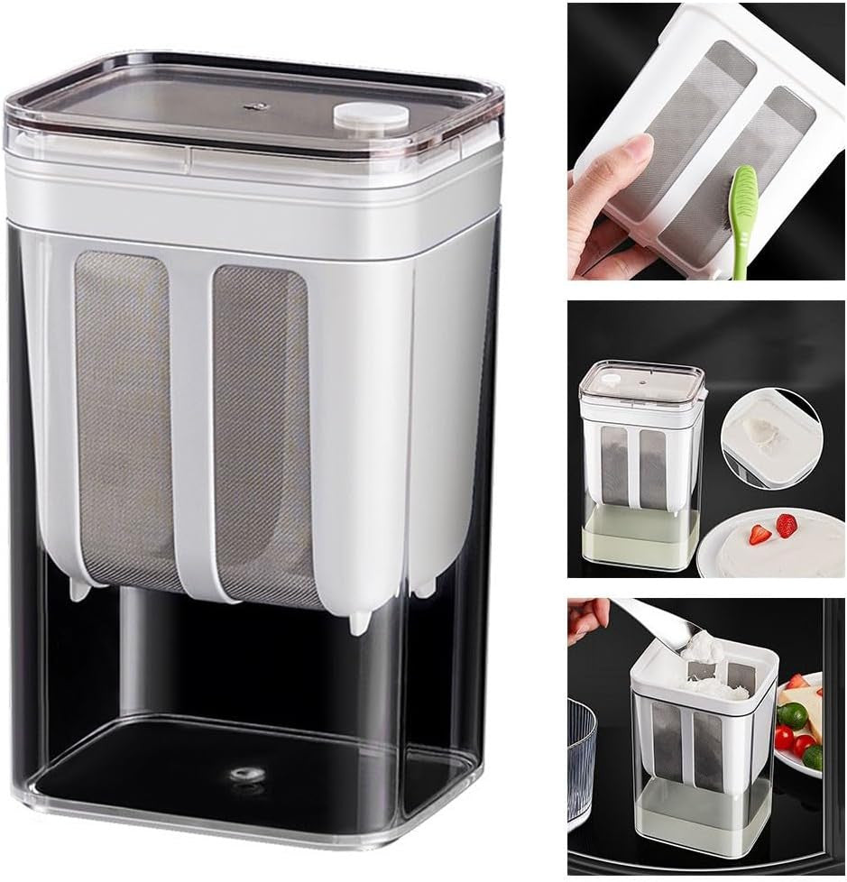 Indian Yogurt Filter & Strainer Box for Fresh Curd Making