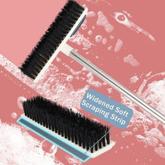 2-in-1 Floor & Tile Scrub Brush with Comb for Bathroom & Kitchen