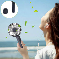 Portable Mini USB Handheld Fan with Stand for Travel and Office