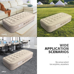 Luxury Double Air Mattress with Built-in Pump – Portable Inflatable Bed for Home & Travel