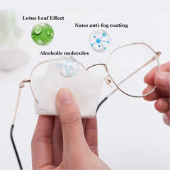 Anti Fog Wipes 100 Pack – Lens & Screen Cleaner with Microfiber