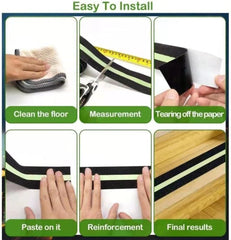 Glow in Dark Anti Slip Tape for Stairs – Waterproof Non-Skid Grip Tape (5cm x 5m)