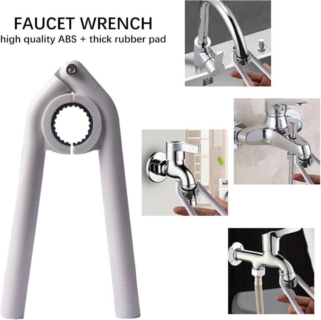 Universal Anti-Slip Faucet Wrench – Easy Plumbing Repair Tool for Kitchen & Bathroom