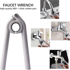Universal Anti-Slip Faucet Wrench – Easy Plumbing Repair Tool for Kitchen & Bathroom