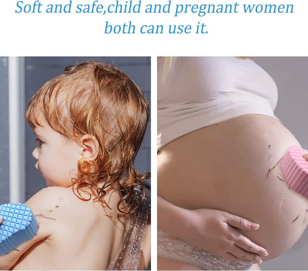 Ultra Soft 3D Baby & Adult Bath Sponge – Exfoliating & Painless