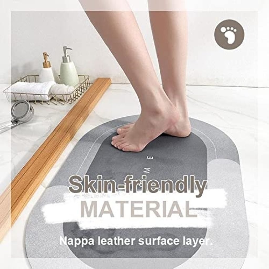 Non-Slip Memory Foam Bathroom Mat – Waterproof, Machine Washable Shower & Entrance Rug