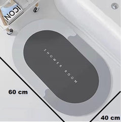 Non-Slip Memory Foam Bathroom Mat – Waterproof, Machine Washable Shower & Entrance Rug