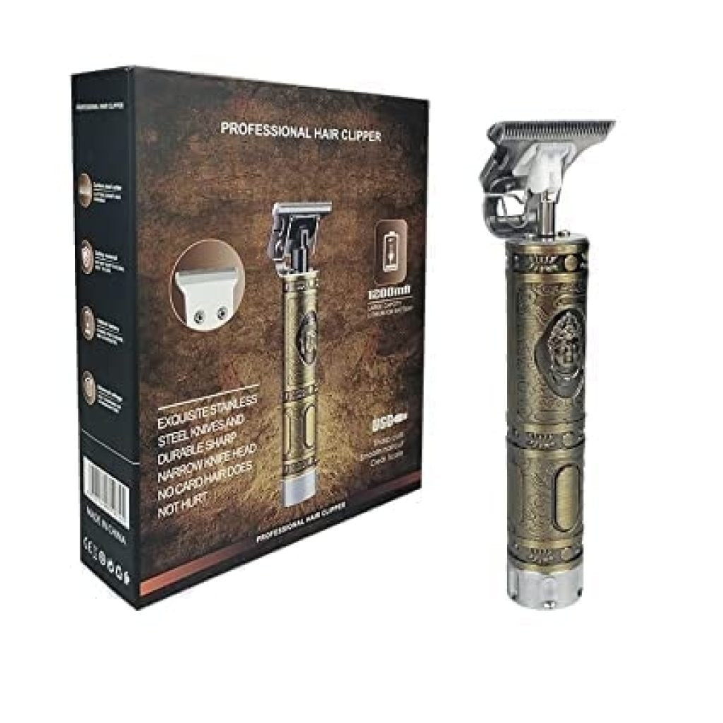 Buddha Hair Trimmer for Men – Professional Adjustable Clipper & Shaver (Golden)