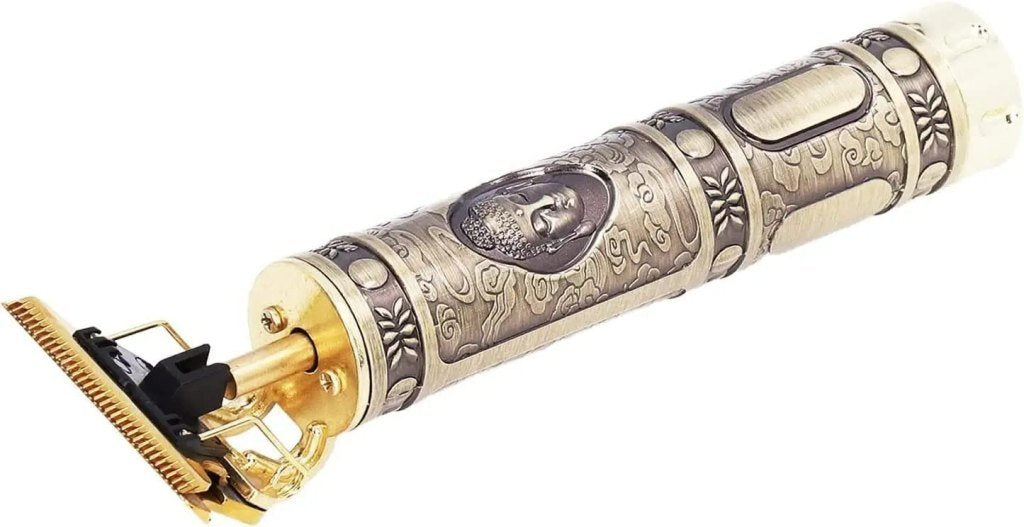 Buddha Hair Trimmer for Men – Professional Adjustable Clipper & Shaver (Golden)