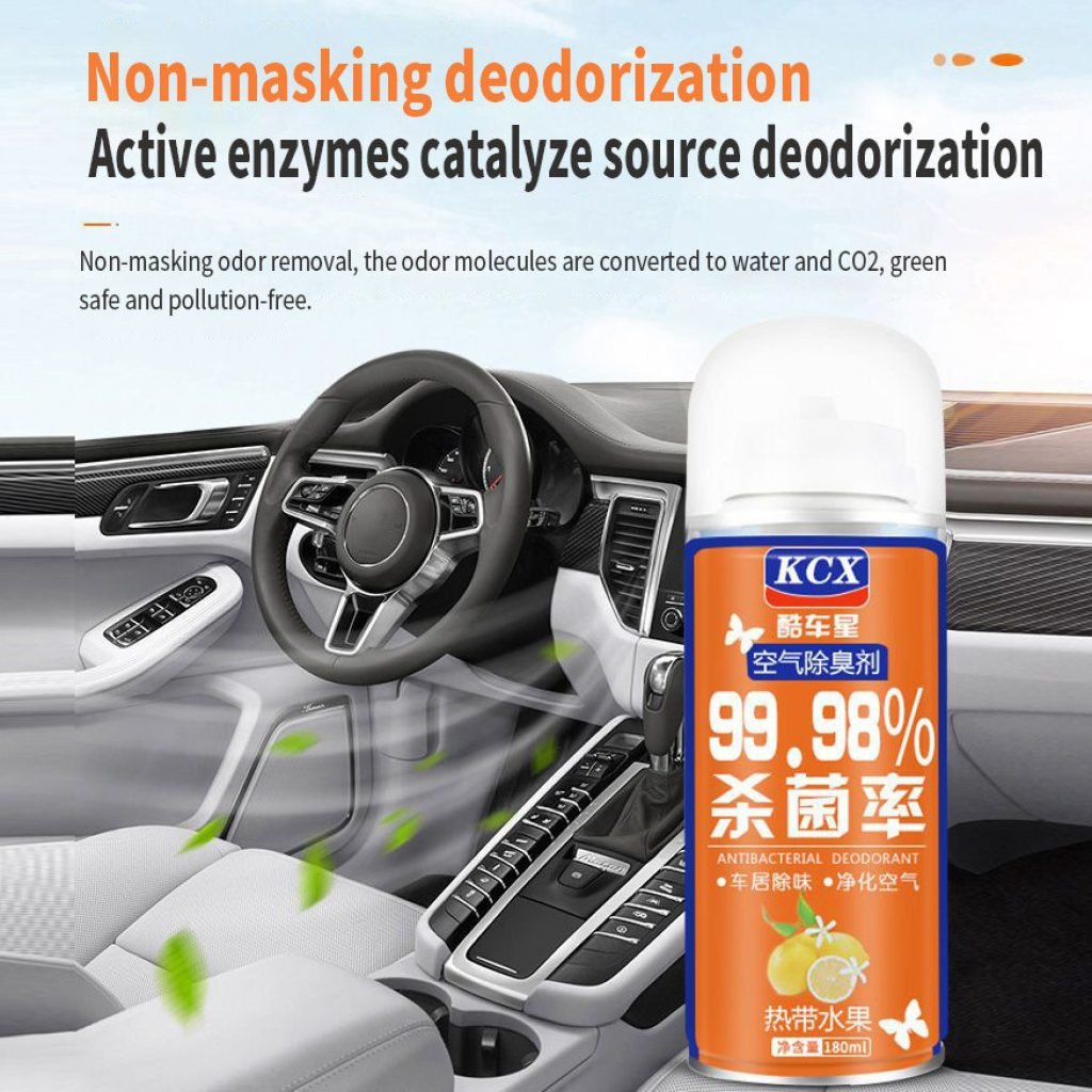 Car Antibacterial Air Freshener – 180ml Self-Activated Deodorizer & Sterilizer