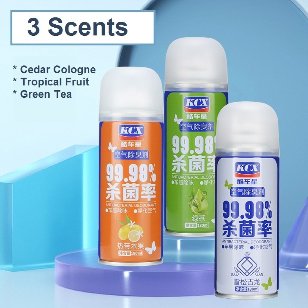 Car Antibacterial Air Freshener – 180ml Self-Activated Deodorizer & Sterilizer