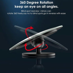 Universal 2 Pack 2" Round HD Convex Blind Spot Mirrors for Cars & Trucks