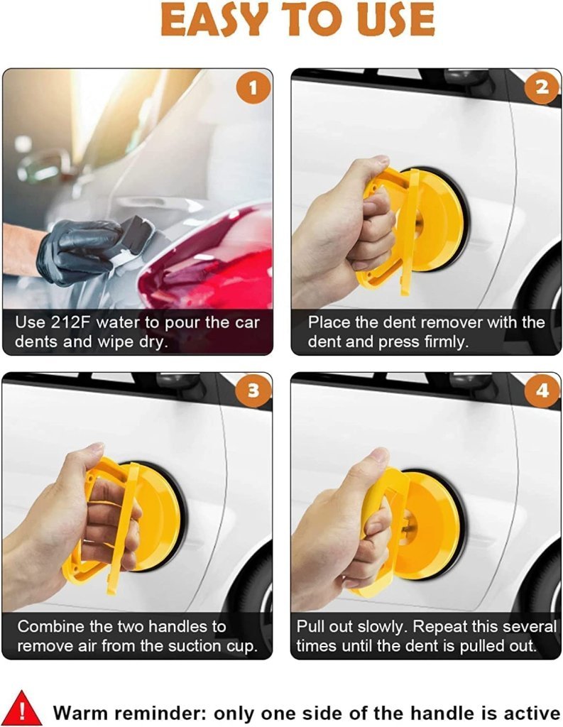 Car Dent Repair Kit with Suction Cup Puller – Auto & Surface Repair Tool