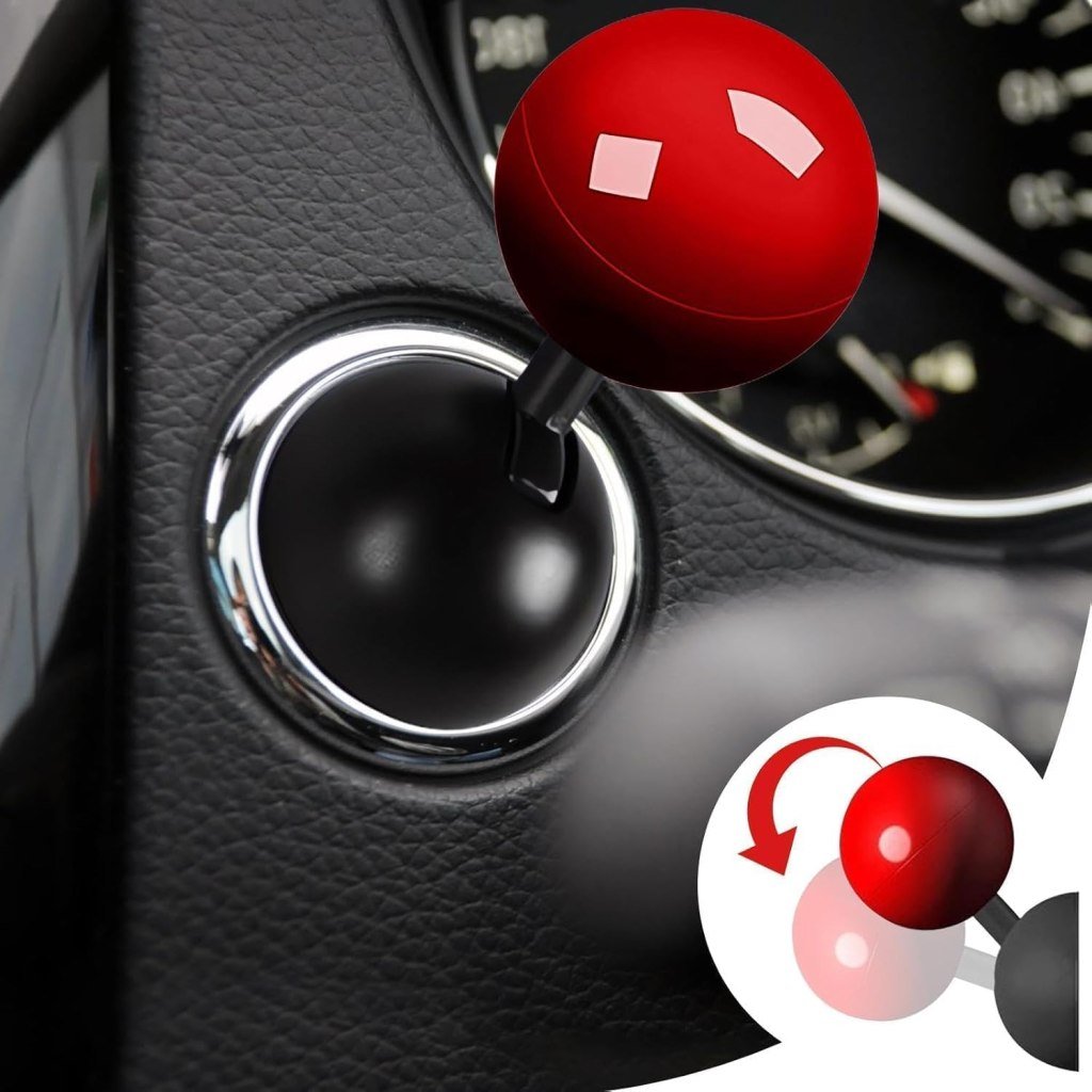 Premium Car Push to Start Button Cover – Engine Start Stop Protector