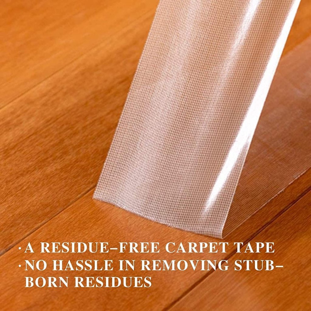 Super Strong Transparent Carpet Tape 3cm x 10m – Non-Slip, Waterproof, Removable