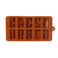 Premium Silicone Alphabet & Numeric Chocolate Mould – Ice Cube & Candy Tray Combo