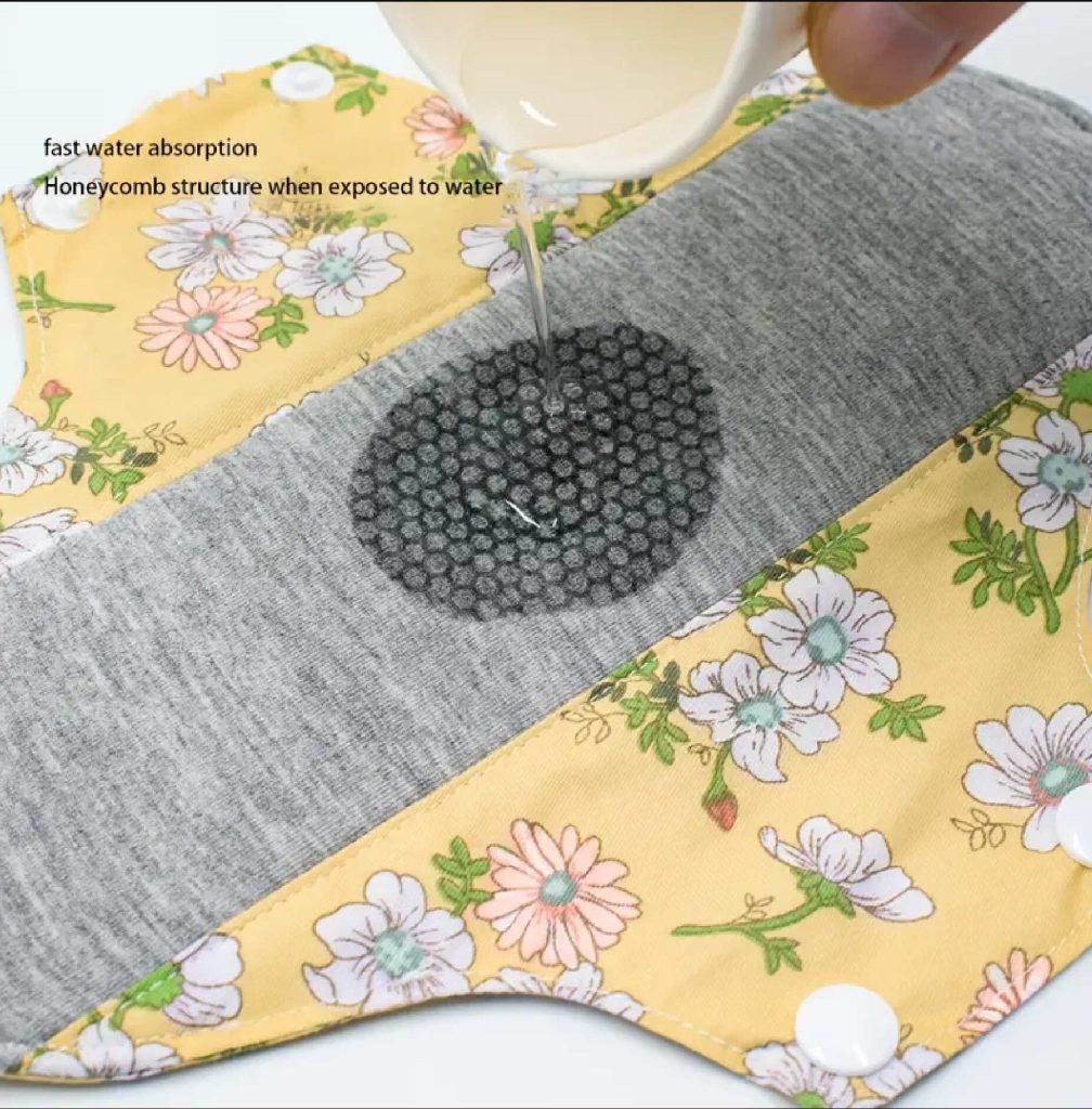 Eco-Friendly Cloth Sanitary Pads for Women – Pack of 10, Rash-Free, Skin-Friendly