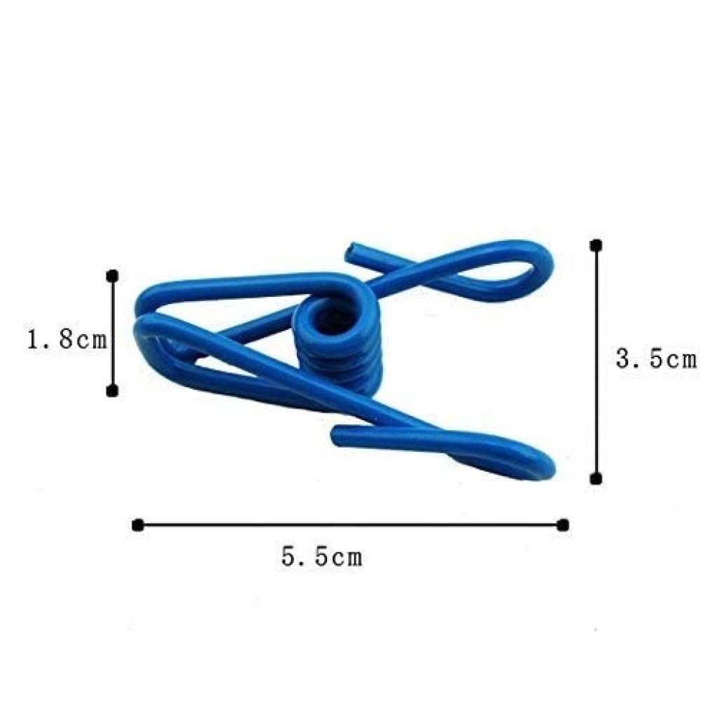 Multi-Functional Portable Clothesline with 12 Clips & Hooks – Indoor & Outdoor Windproof Drying Rope