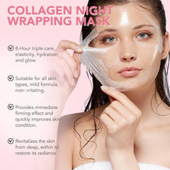 Collagen Night Mask with Niacinamide & Vitamin E – Deep Hydration & Anti-Aging (Pack of 1)